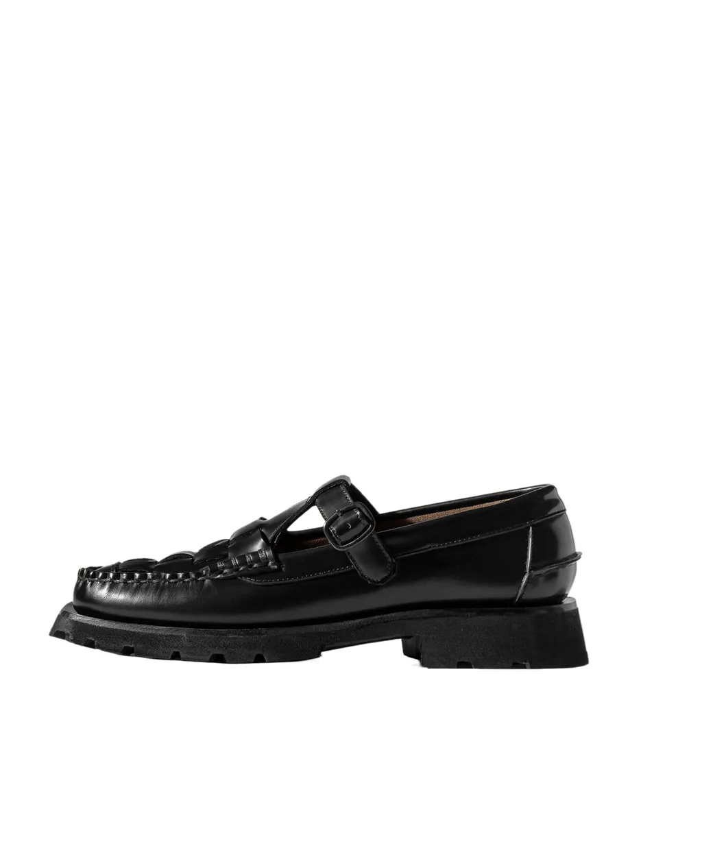 Tread Sole T-Bar Loafer