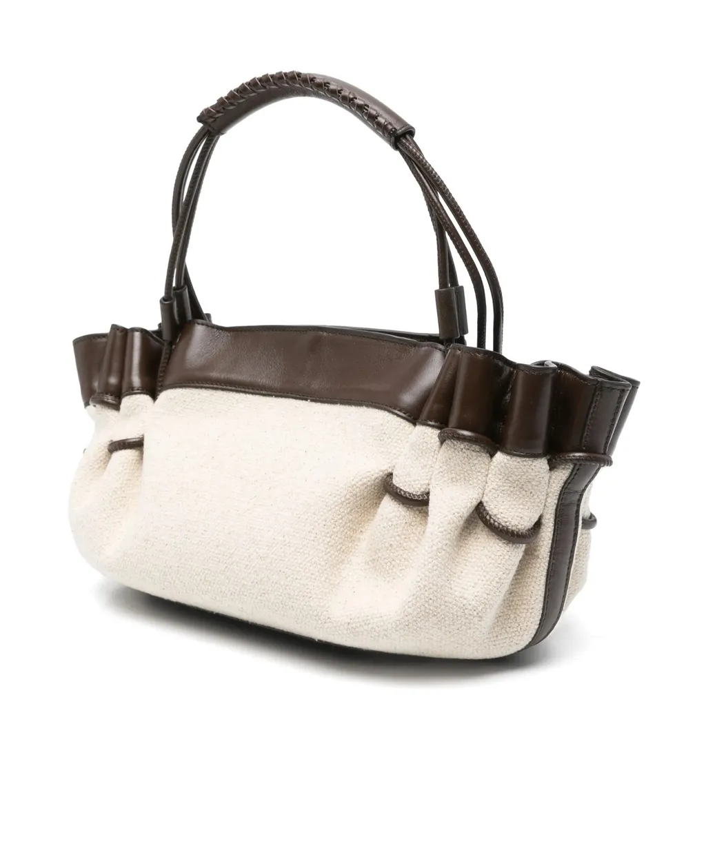 Pleated Tote Bag