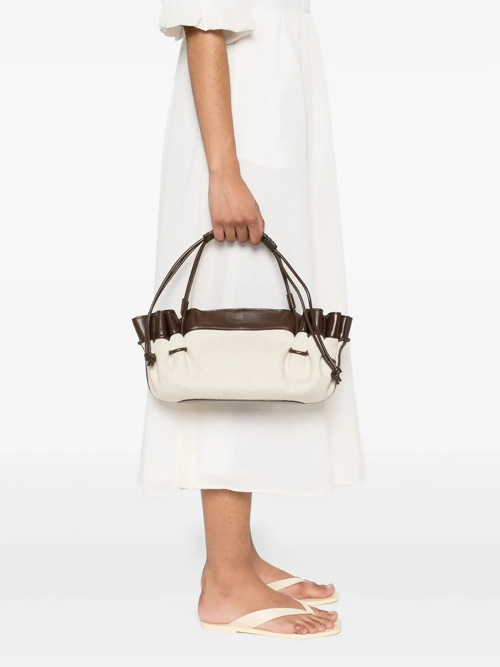 Pleated Tote Bag