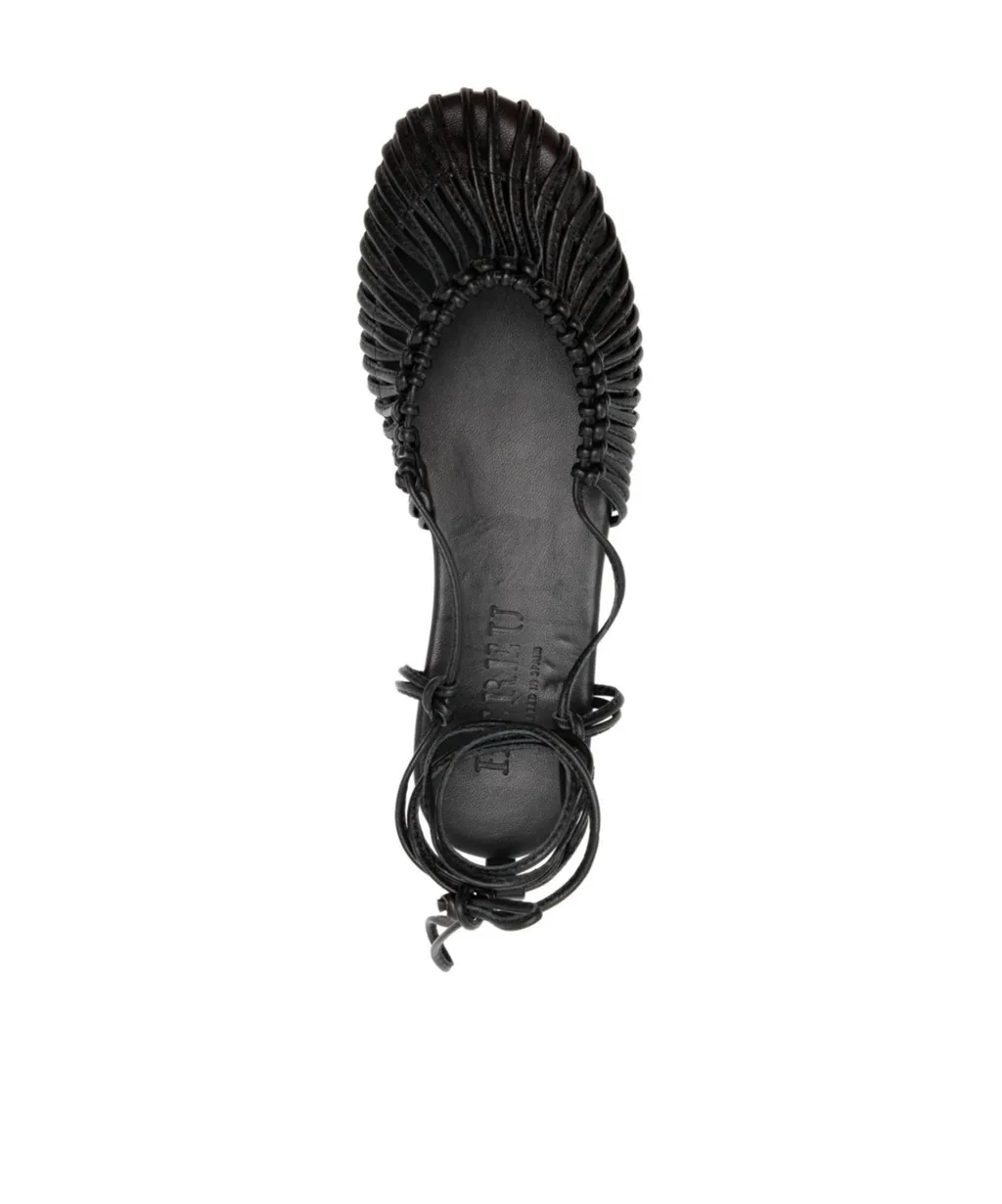 Braided Ankle Strap Sandals