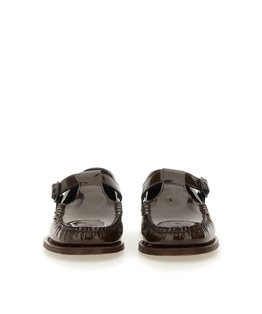 Alber Round-Toe Flat Shoes
