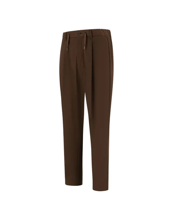 Straight-Leg Drawstring Trousers