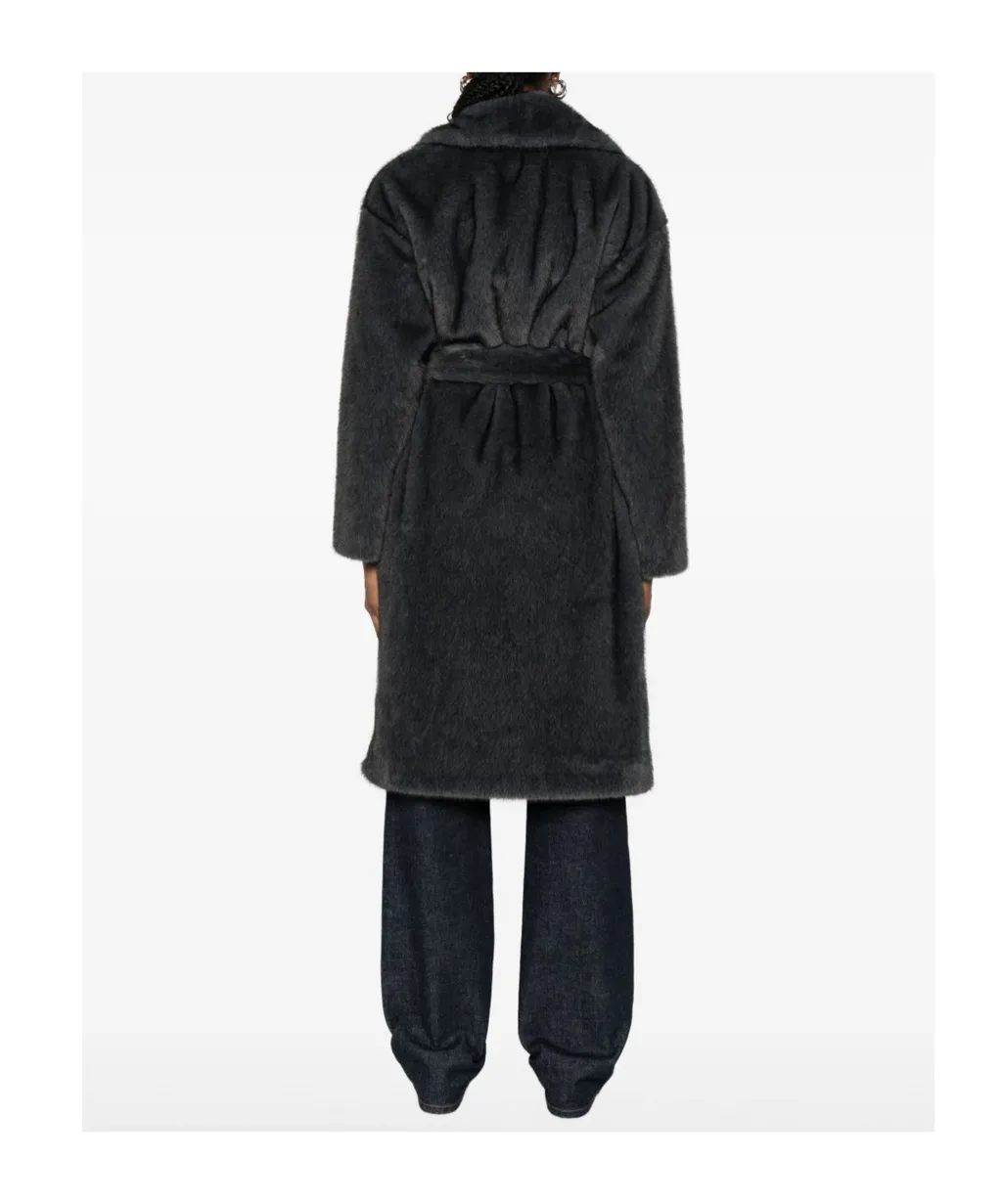 Belted Lapel Collar Coat