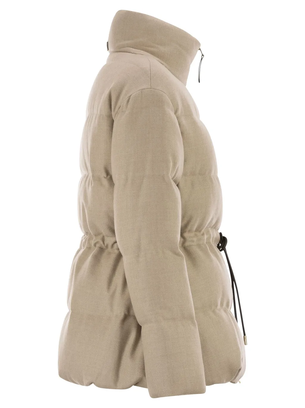 High-Neck Down Short Parka