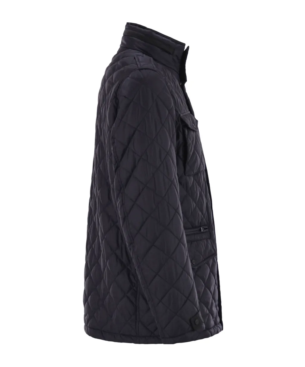 Diamond Quilted Cotton Jacket