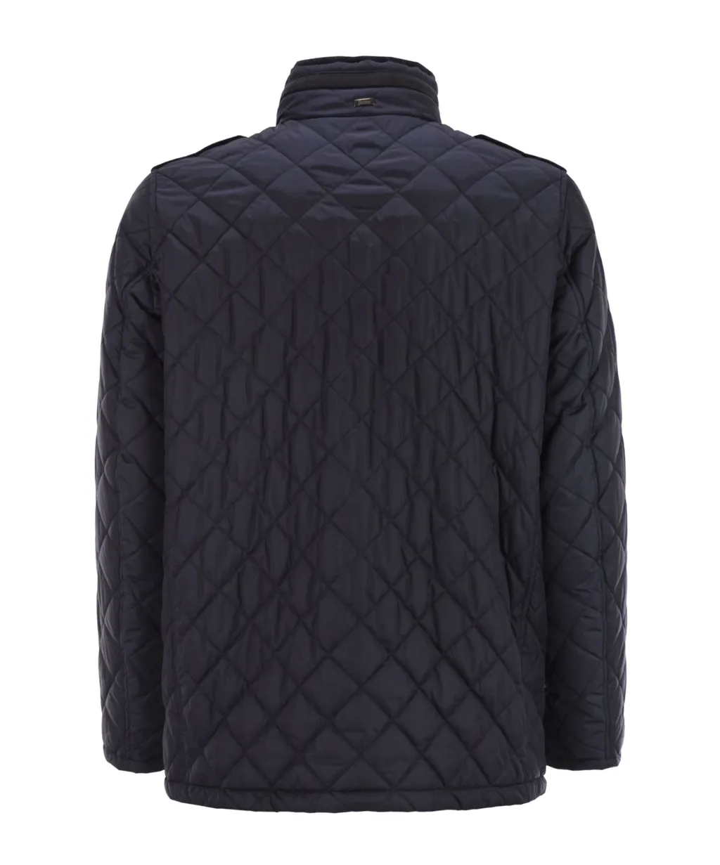 Diamond Quilted Cotton Jacket
