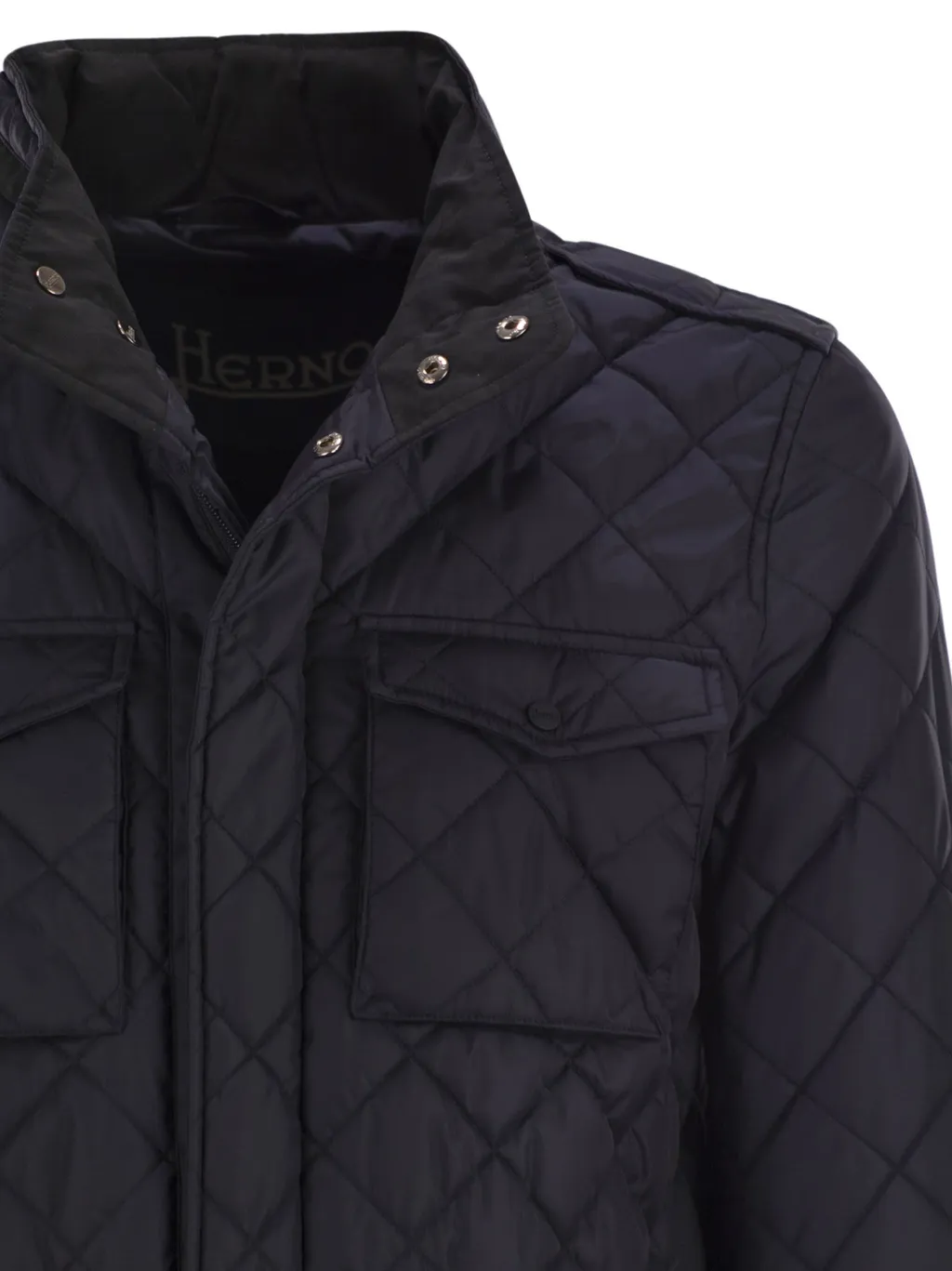Diamond Quilted Cotton Jacket