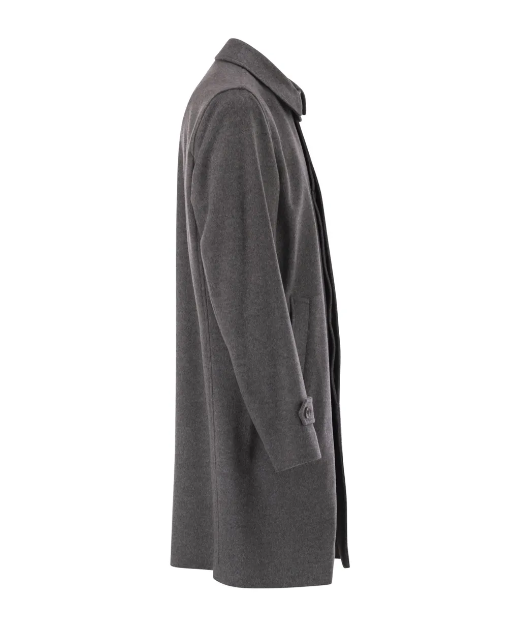 Single Breasted Long Coat