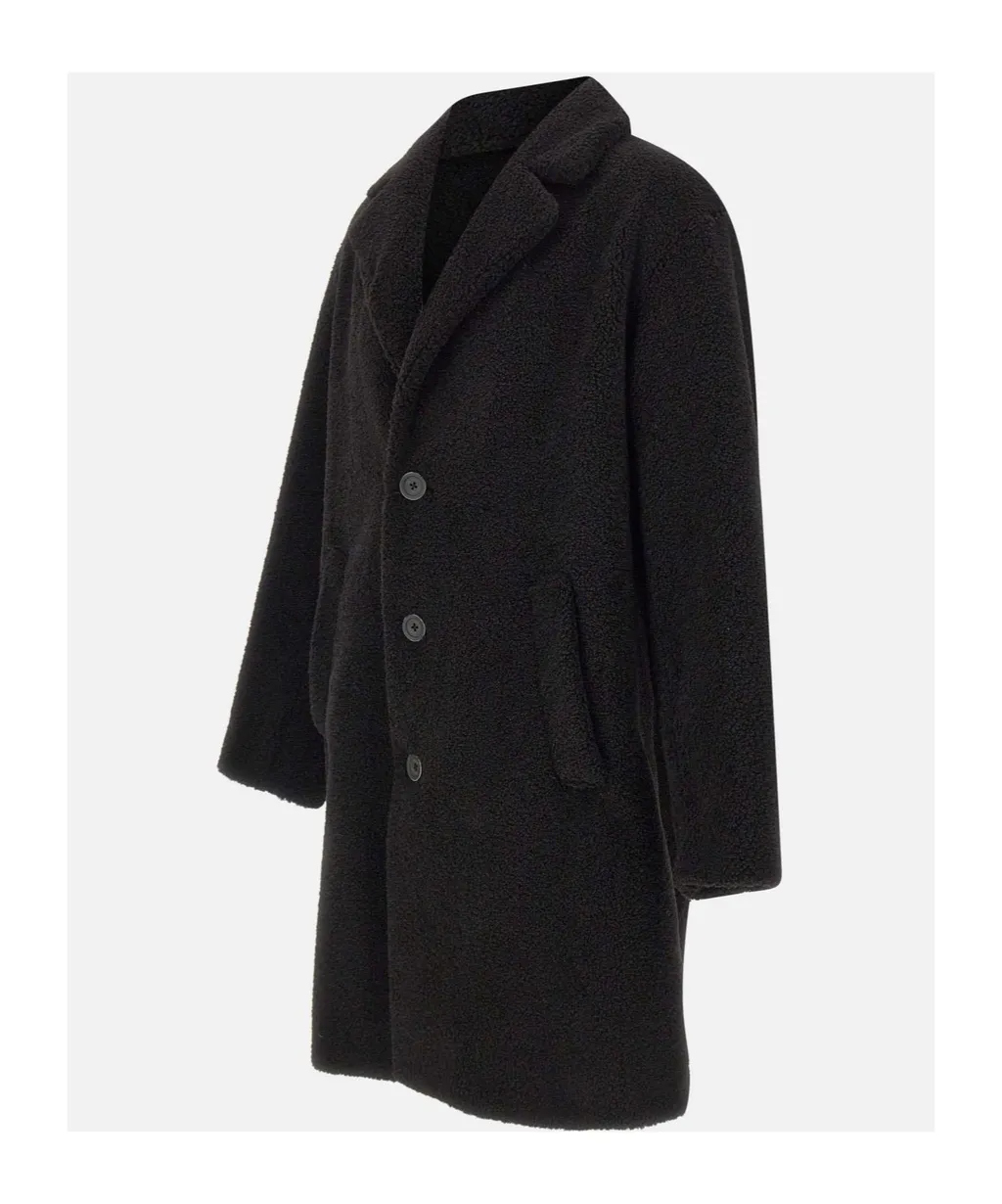 Long-Sleeved Button-Up Coat