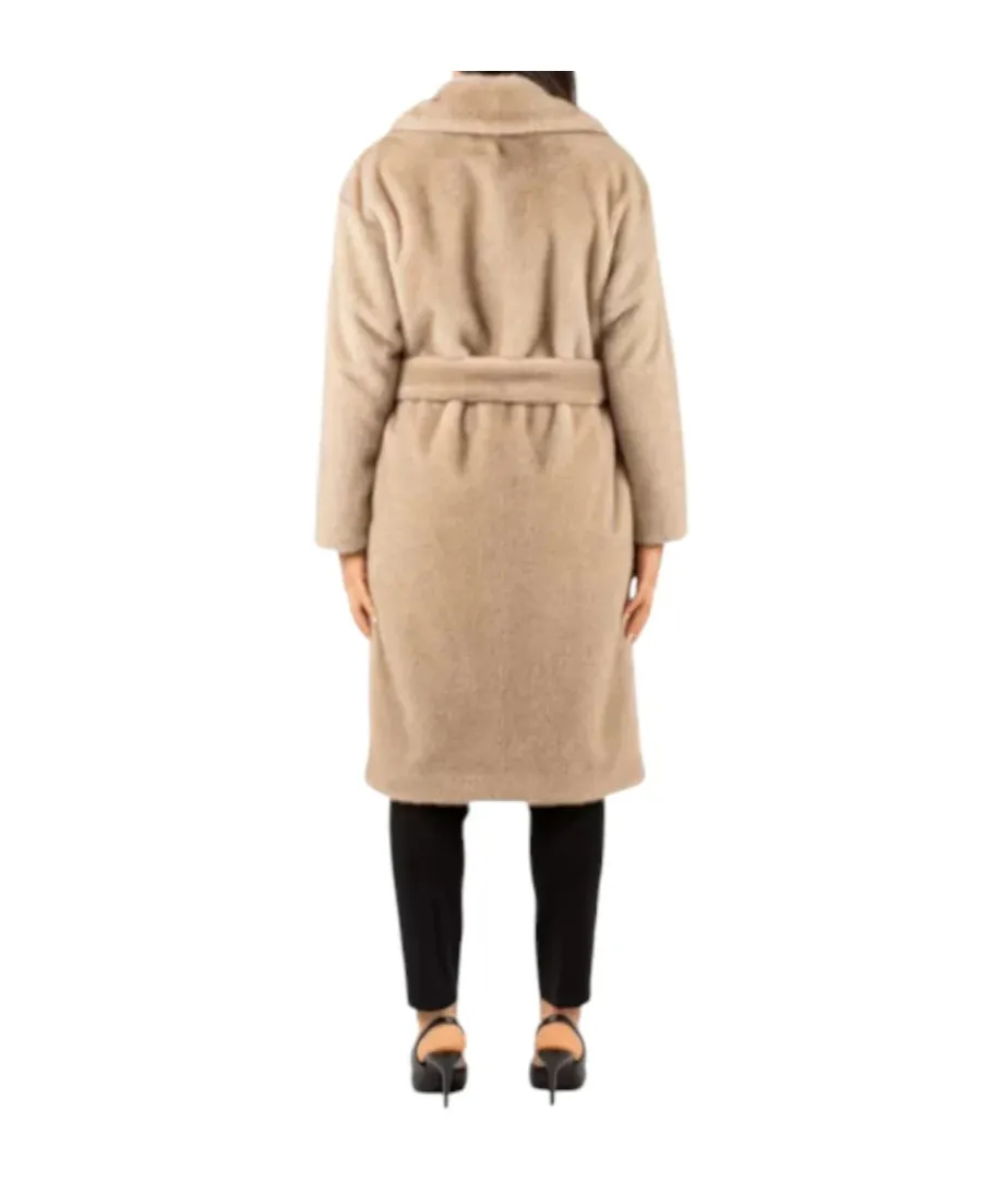 Belted Lapel Collar Coat