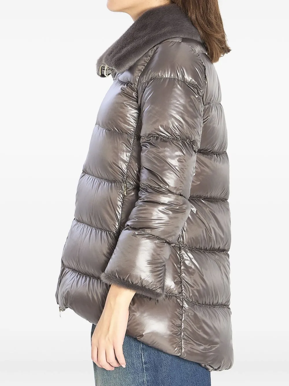 Padded Zip-Up Down Jacket