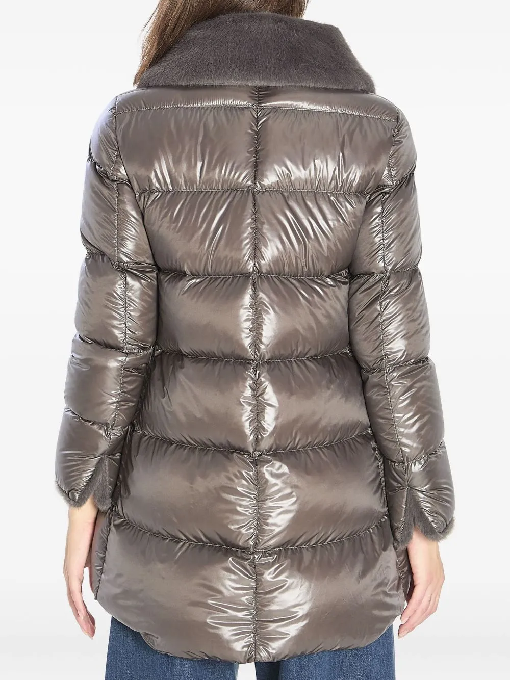 Padded Zip-Up Down Jacket