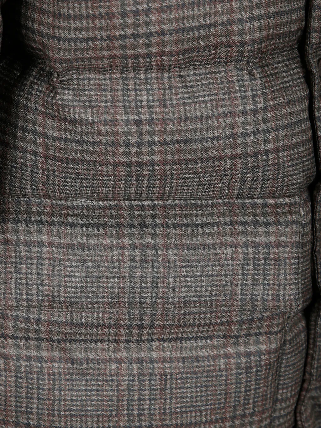 Hooded Check-Pattern Jacket