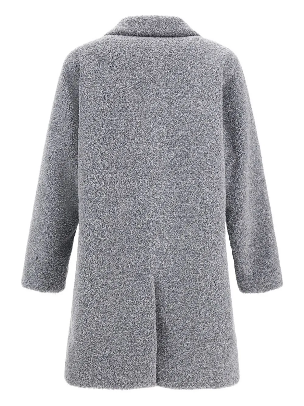 Long-Sleeved Button-Up Coat
