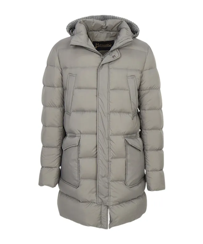 Quilted Hooded Puffer Coat