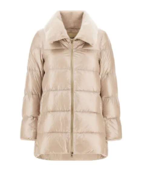 Padded Zip-Up Down Jacket