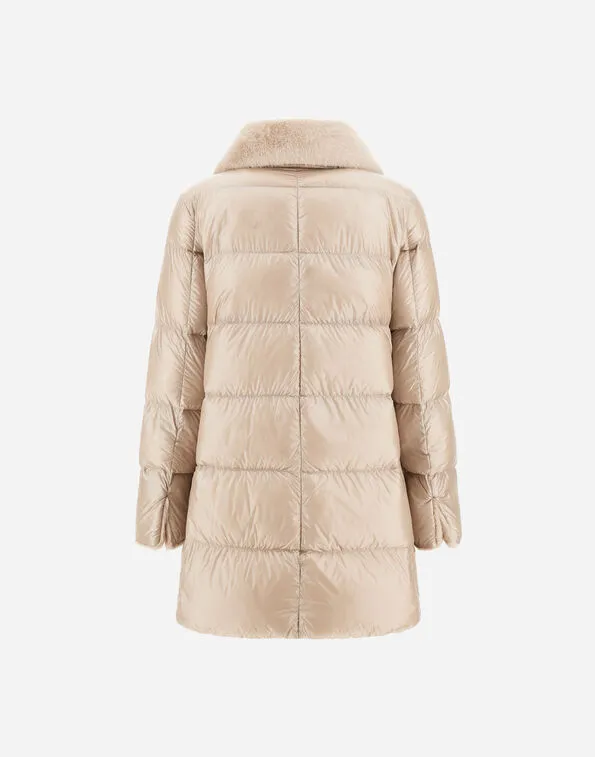 Padded Zip-Up Down Jacket