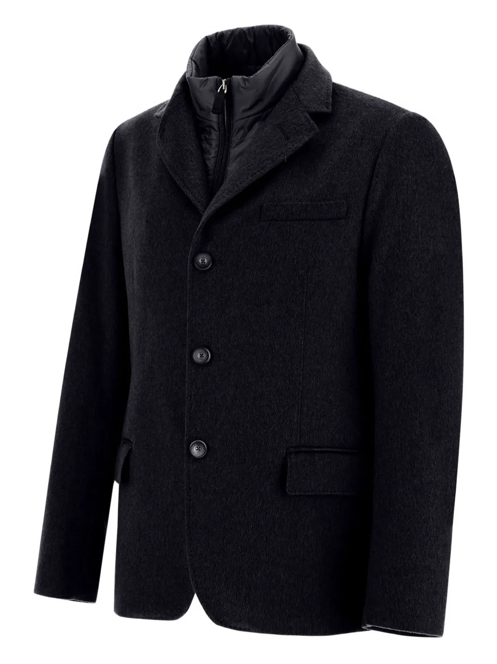 Detachable-Collar Jacket