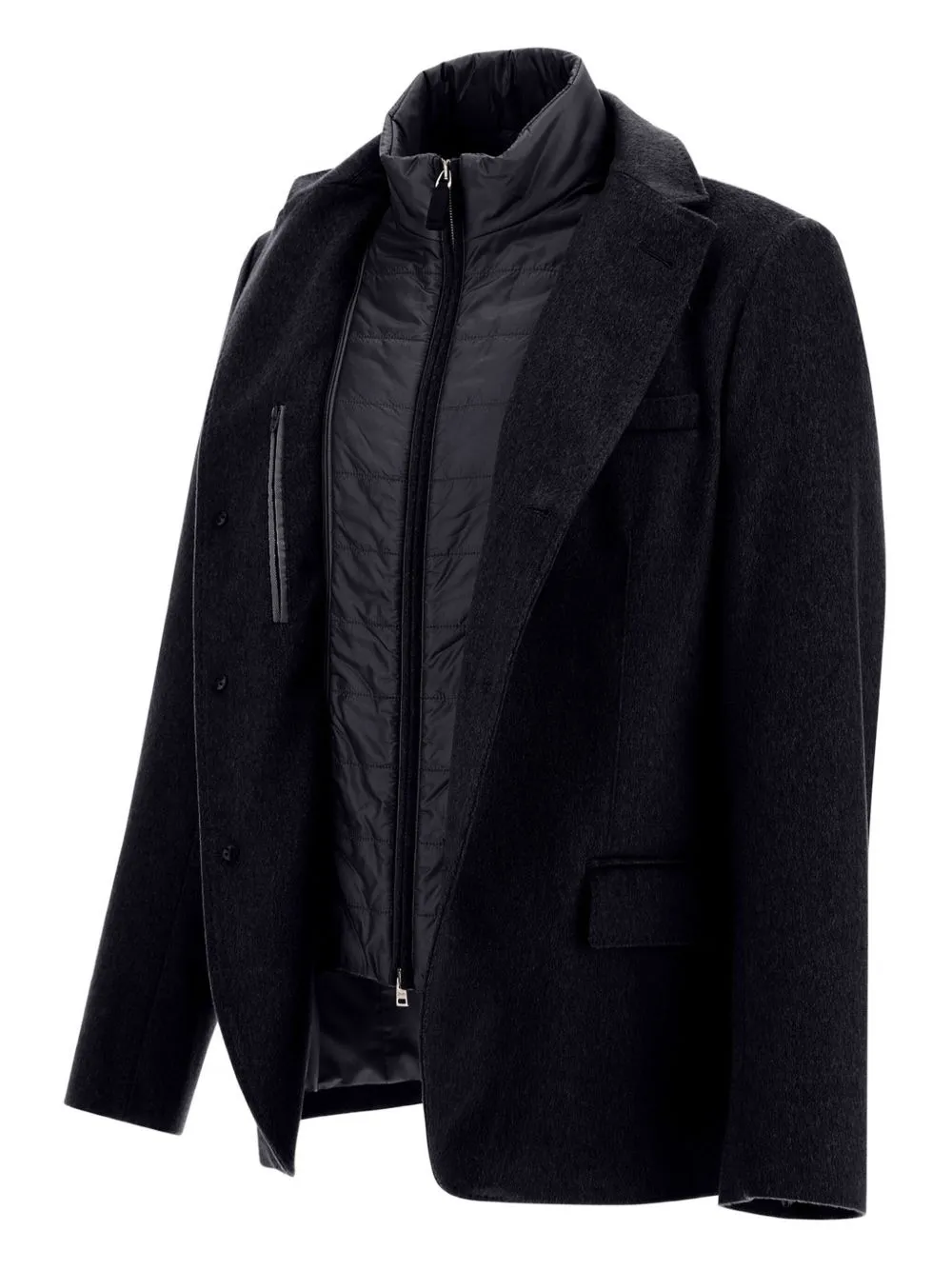 Detachable-Collar Jacket