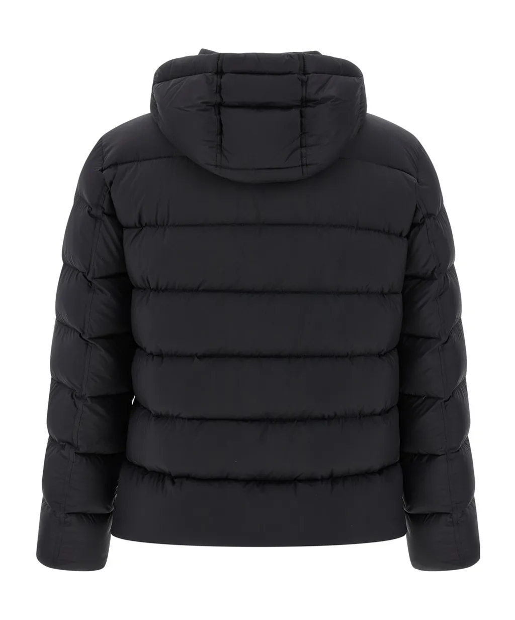 Hooded Quilted Bomber Jacket