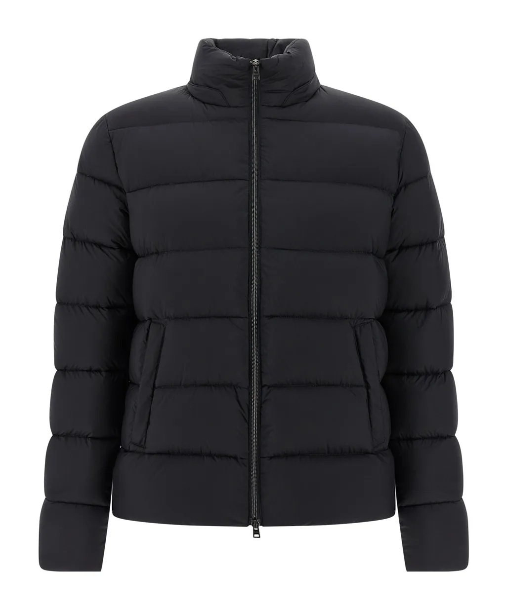Hooded Quilted Bomber Jacket