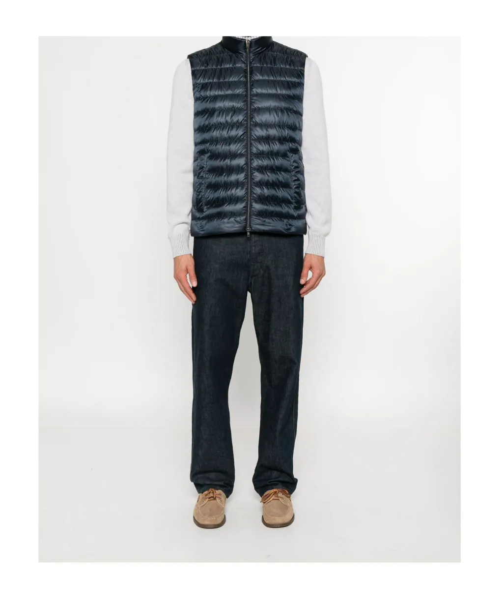 Quilted Zip-Up Vest
