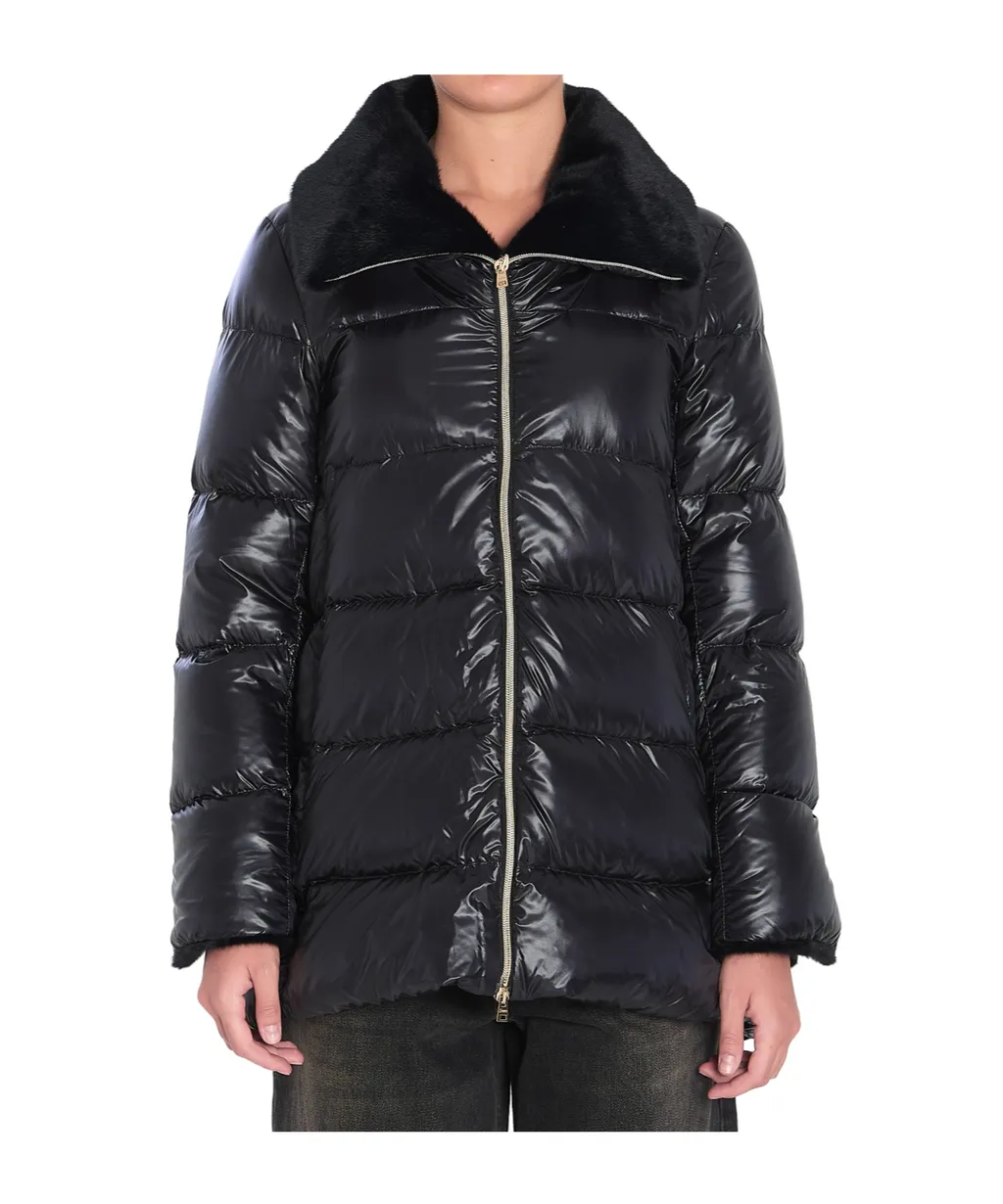 Lapel Down Jacket