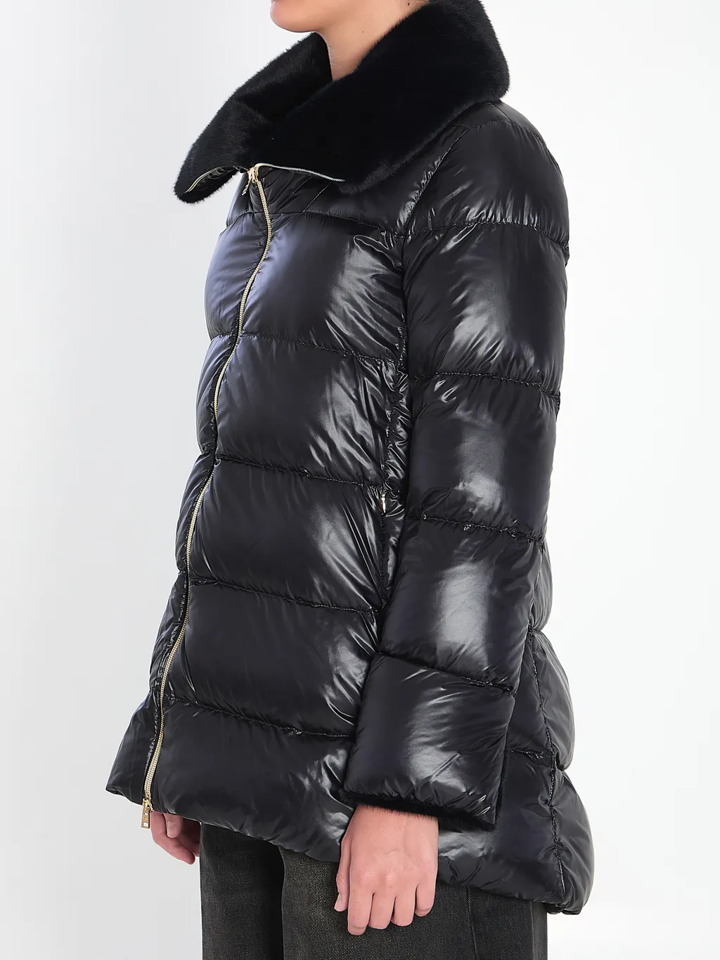 Lapel Down Jacket