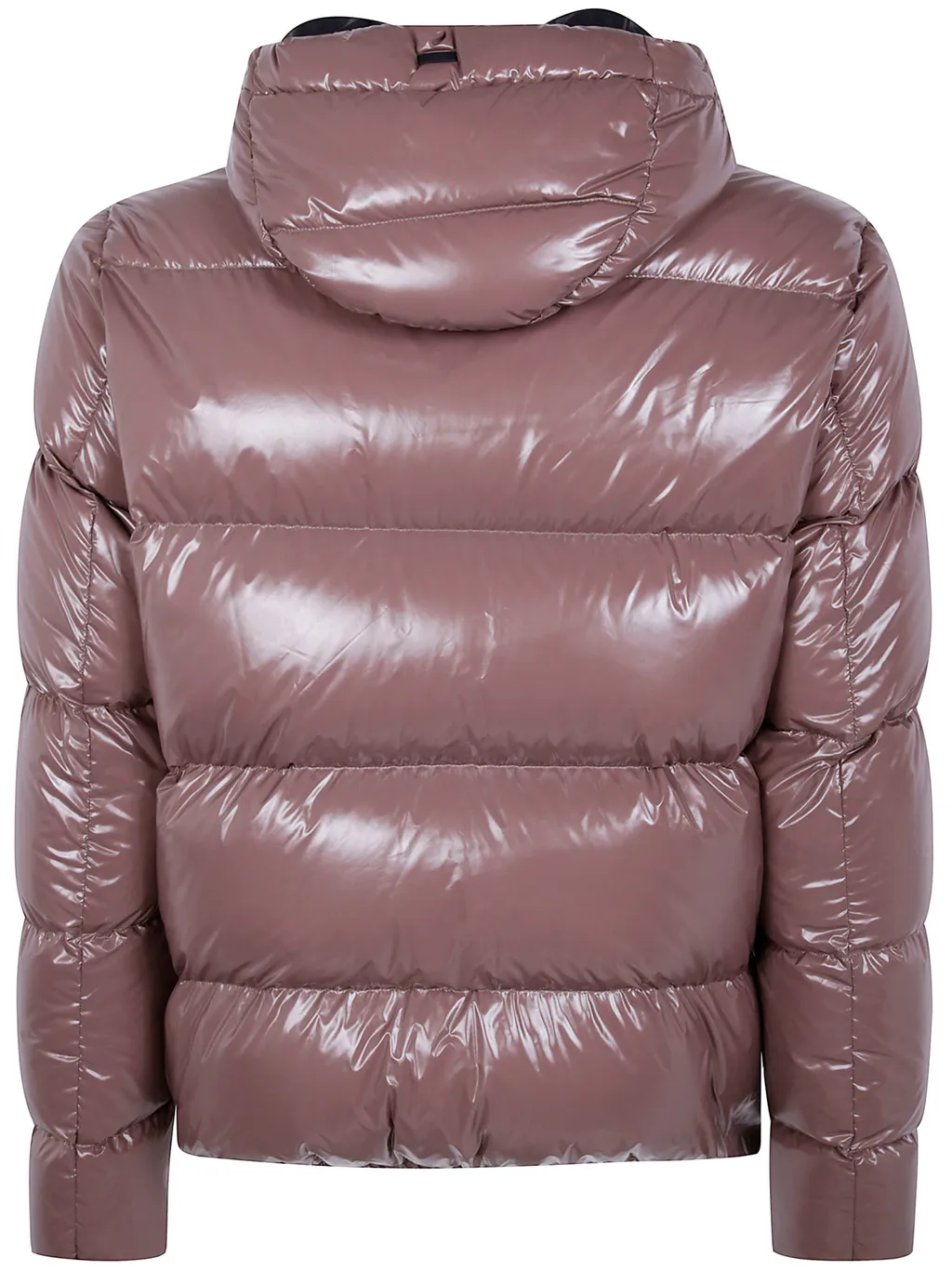 Zip-Up Hooded Down Jacket
