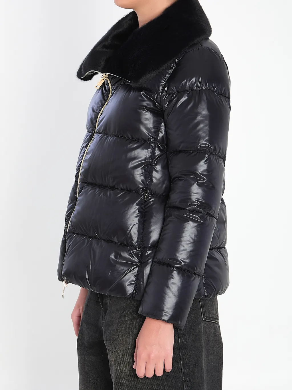Lapel Down Jacket
