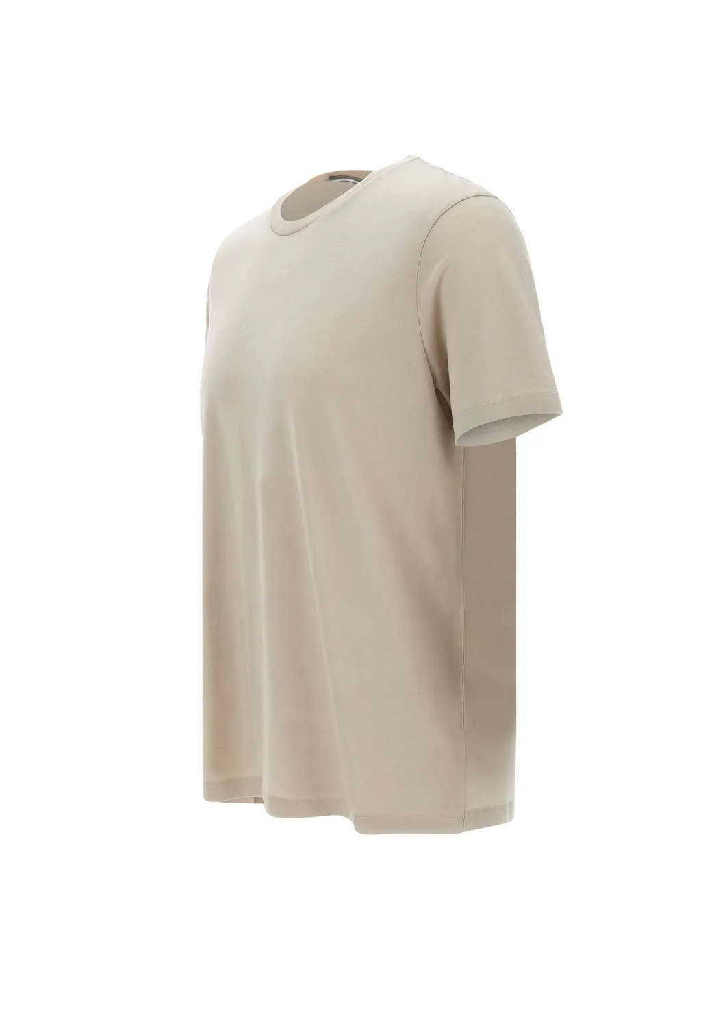 Short-Sleeved Crewneck Knitted T-Shirt