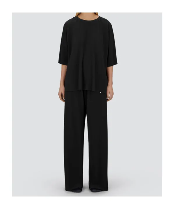 Pleated Short-Sleeve T-Shirt