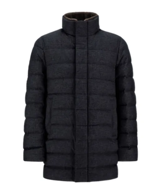Long-Sleeved Down Jacket