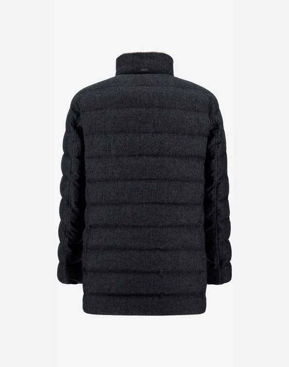 Long-Sleeved Down Jacket
