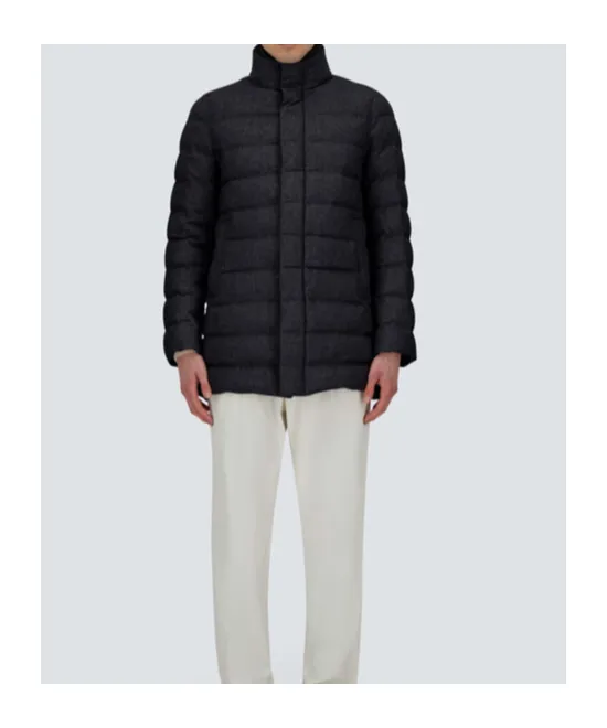 Long-Sleeved Down Jacket