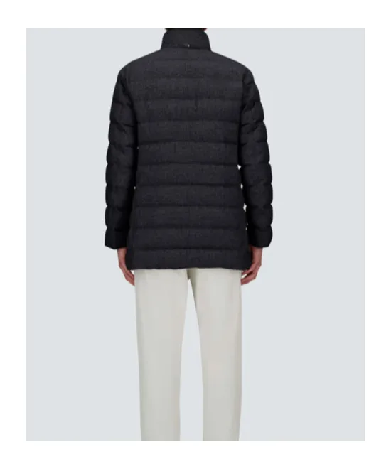 Long-Sleeved Down Jacket