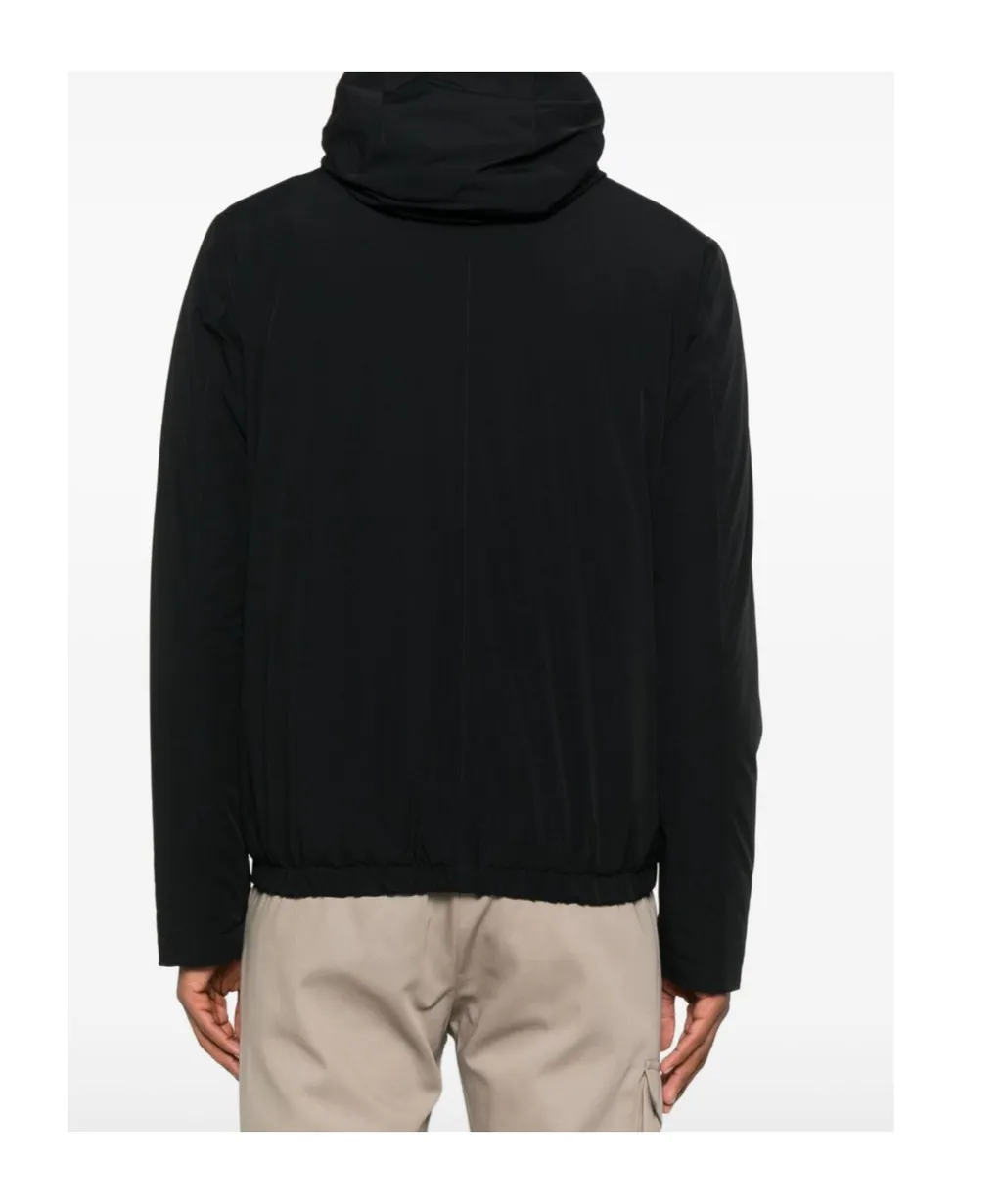 Hooded Zip-Fastening Jacket