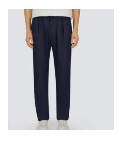 Pleated Elastic Waist Trousers
