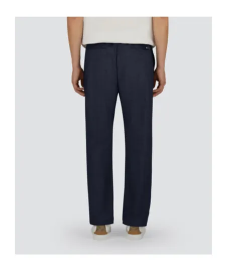 Pleated Elastic Waist Trousers