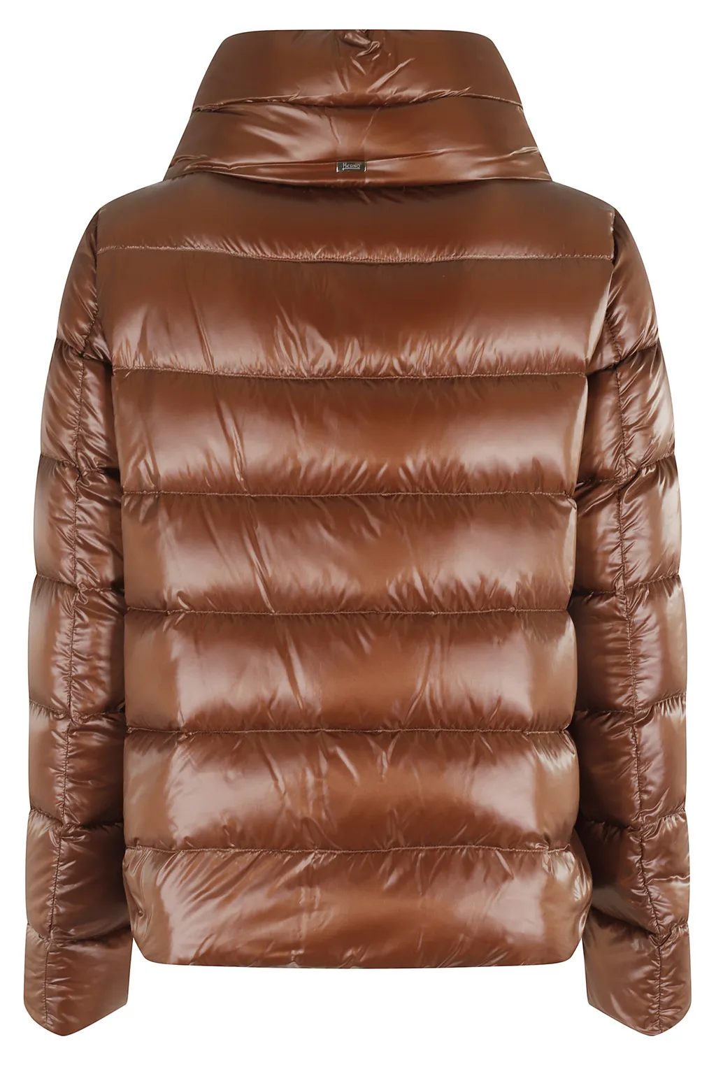 Funnel Neck Quilted Padded Jacket