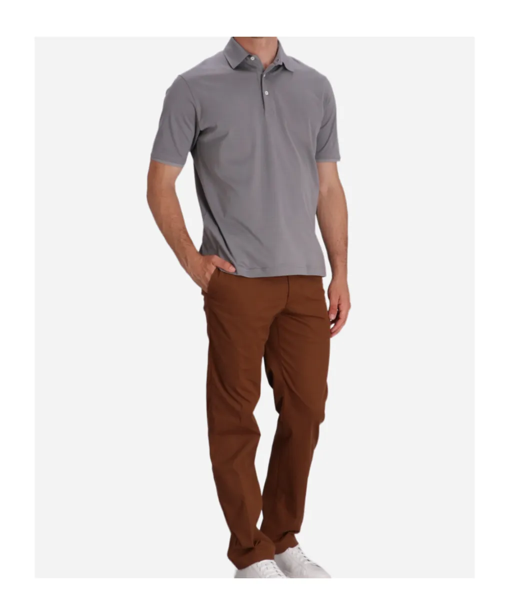 Short-Sleeve Cotton Polo Shirt