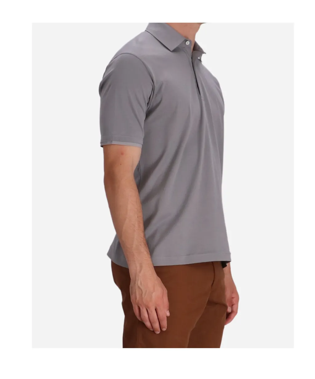 Short-Sleeve Cotton Polo Shirt