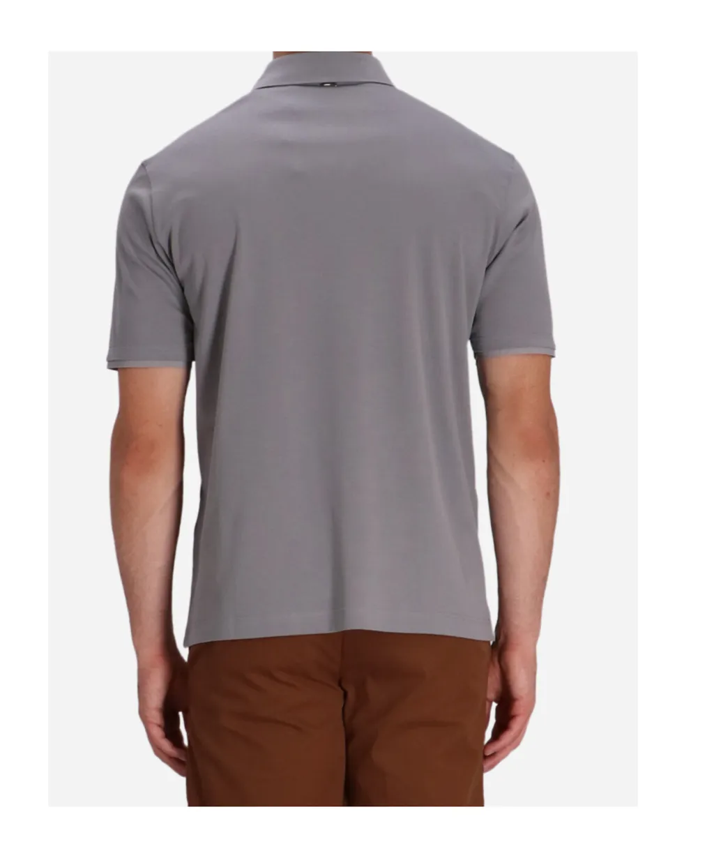Short-Sleeve Cotton Polo Shirt