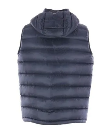 Hooded Zip-Up Down Vest