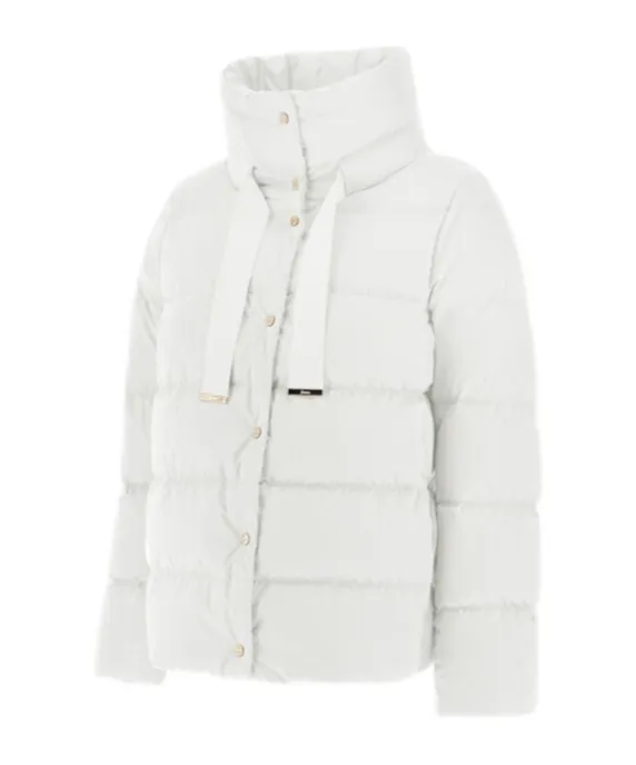 Logo Plaque Padded Jacket