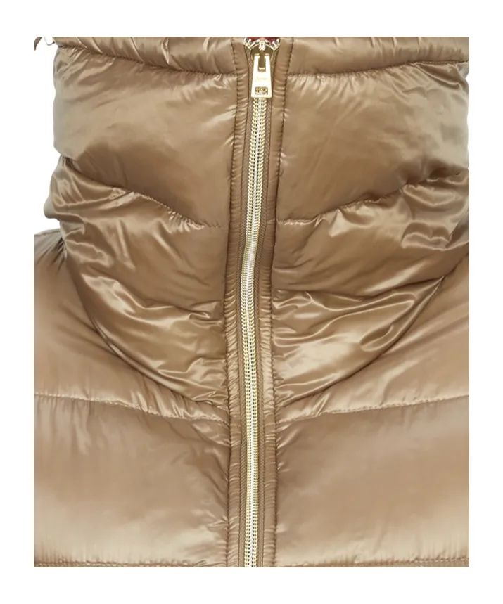 Quilted Zip-Up Coat