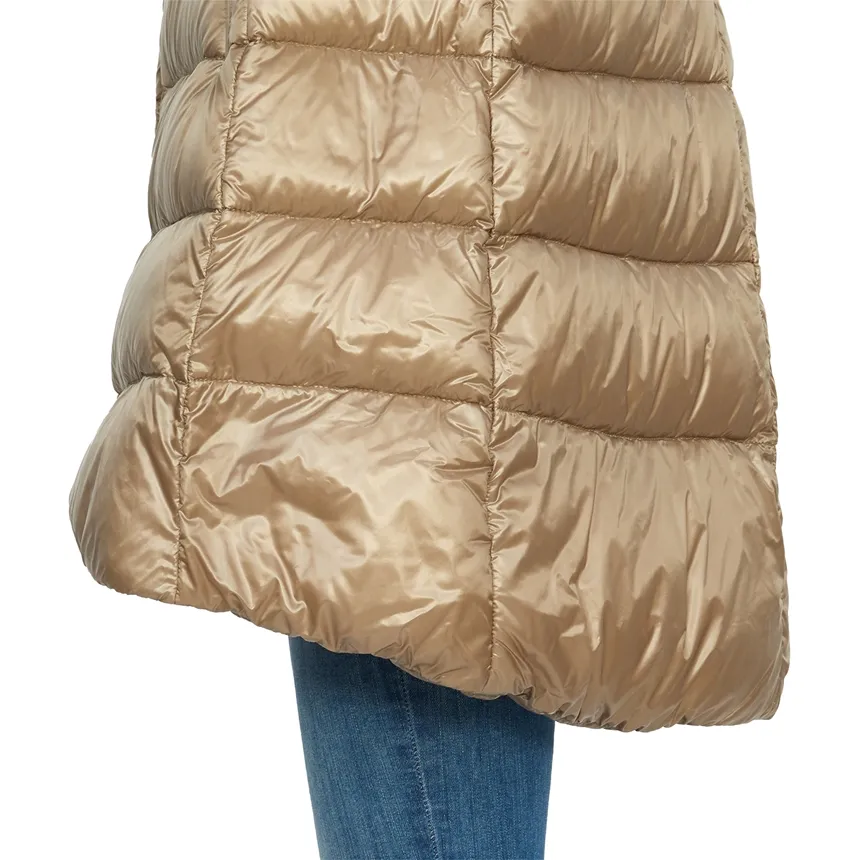 Quilted Zip-Up Coat