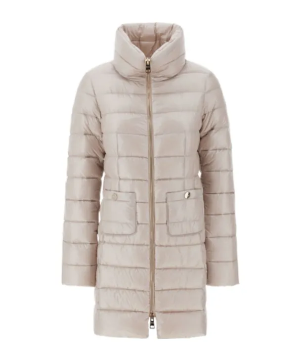 Long-Sleeved Down Jacket