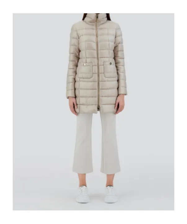 Long-Sleeved Down Jacket