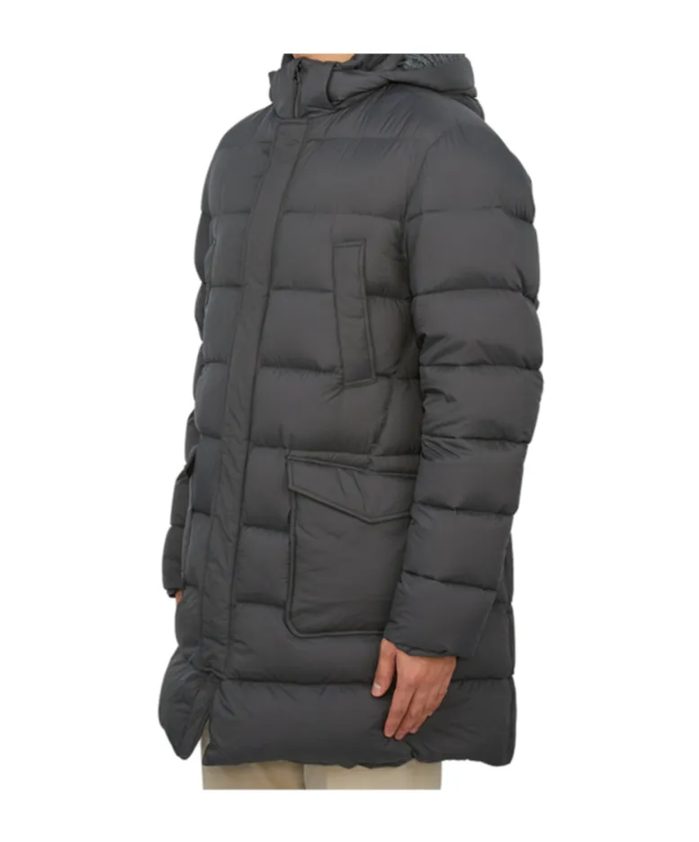 Quilted Hooded Puffer Coat